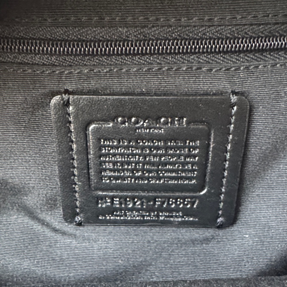 Coach Original Dept. of Corrections Bear, Gummy Leather Backpack - Picture 2 of 9